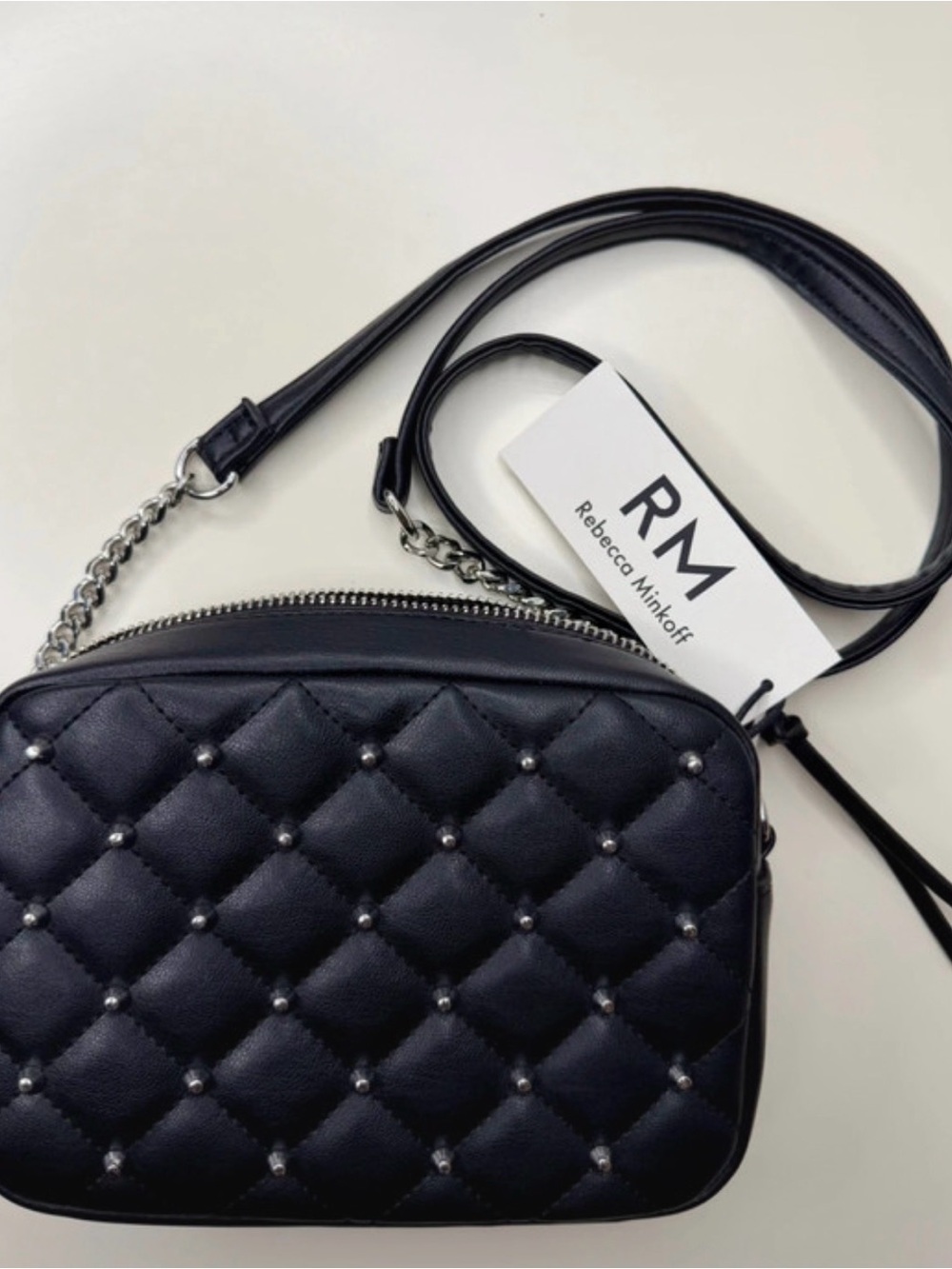 NWT Rebecca minkoff  Studded crossbody - Picture 3 of 4